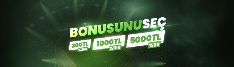 5000 TL İlk Para Yatırma Bonusu