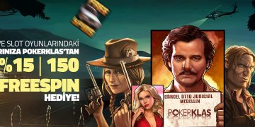 Pokerklas Casino %15 - 150 Free Spin Bonusu casino yuzde15 150 freespin