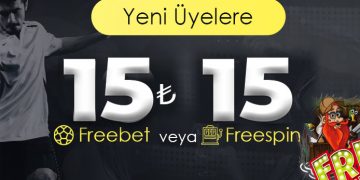 Celtabet Yeni Üyelere 15 TL Freebet veya 15 Freespin celtabet 2