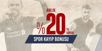 Oleybet Anlık %20'ye varan Spor Kayıp Bonusu oleybet 7