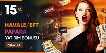 Tipobet %15 Çevrimsiz Havale ve Papara Yatırım Bonusu tipobet bonus 2