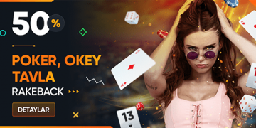 Tipobet Poker, Okey ve Tavlada %50 İade Bonusu tipobet bonus 6