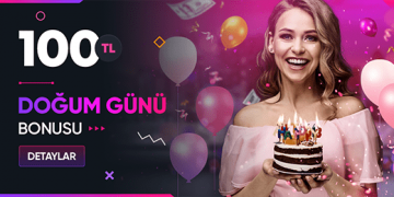 Tipobet 100 TL Doğum Günü Hediye Bonusu tipobet bonus 7