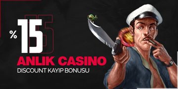 Caddebet %15 Anlık Casino Discount Bonusu caddebet bonus 3
