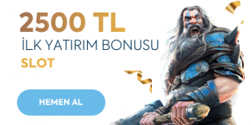 Kralbet 2500 TL Slot İlk Yatırım Bonusu kralbet-slot-bonus
