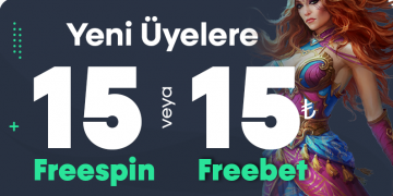 Liderbahis Yeni Üyelere 15 Free Spin 15 Freebet liderbahis bonus 3