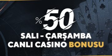 Ngsbahis Salı - Çarşamba %50 Canlı Casino Bonusu ngsbahis bonus 2