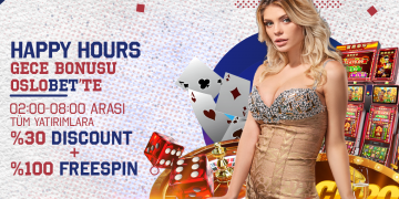 Oslobet Happy Hours %50 Casino Kayıp + %100 Free Spin oslobet bonus 4