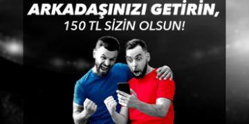 Süperbahis Arkadaşını Getir, 150 TL' yi Götür superbahis bonus 6
