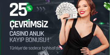Bahisal %25 Çevrimsiz Anlık Casino Bonusu bahisal cevrimsiz bonus