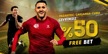 Bahisbeta %50 Çevrimsiz Free Bet Bonusu bahisbeta bonus 3