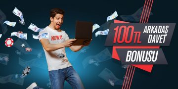 Bahisnow 100 TL Arkadaşını Davet Et Bonusu bahisnow bonus 5
