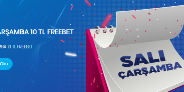 Bahsinadı Salı - Çarşamba 10 TL Freebet bahsinadi-freebet