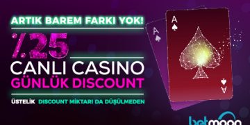 Betmoon %25 Günlük Canlı Casino Discount betmoon bonus 4
