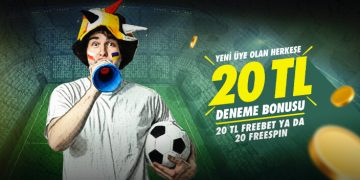 Betpark Yeni Üyelere 20 TL Freebet & 20 Free Spin betpark-freebet