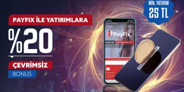 Golegol %20 PayFix Çevrim Şartsız Bonus golegol-payfix
