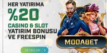 Modabet %20 Casino & Slot Yatırım Bonusu + FreeSpin modabet bonus 12