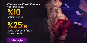 Queenbet Casino %10 Yatırım + %25'e Kadar Discount queenbet bonus 6
