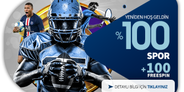 Atlantisbahis %100 Spor Hoşgeldin Bonusu + 100 Freespin atlantisbahis-spor-hosgeldin-bonusu