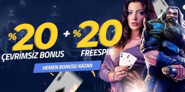 Casinomavi %20 Çevrimsiz + %20 Free Spin Bonus casinomavi-cevrimsiz