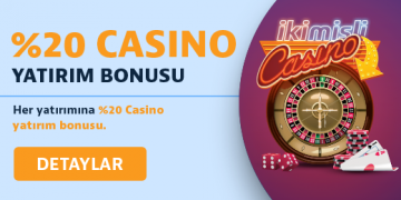 İkimisli %20 Casino Yatırım Bonusu ikimisli-casino-yatirim