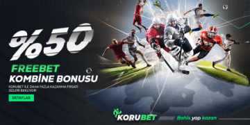 Korubet Kombine Özel %50 Freebet Bonusu korubet-kombine