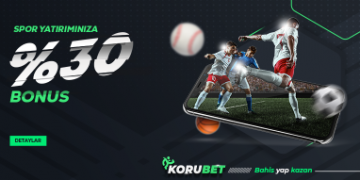Korubet %30 Spor Yatırım Bonusu korubet-spor-yatirim-bonusu