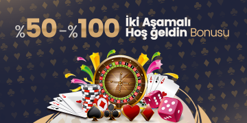 Merit Slot İki Aşamalı %50-%100 Hoşgeldin Bonusu meritslot-hosgeldin