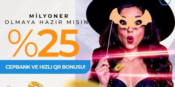Milyoner %25 Cep Bank ve QR Yatırım Bonusu milyoner-cepbank