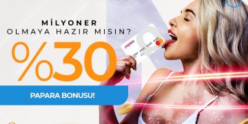 Milyoner %30 Papara Yatırım Bonusu milyoner-papara