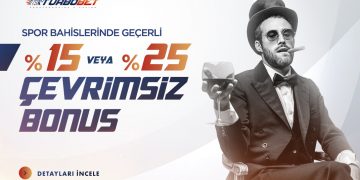 Turbobet %15 veya %25 Çevrimsiz Spor Bonusu turbobet-spor-cevrimsiz