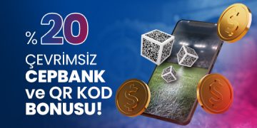 Visionbet %20 Çevrimsiz Cepbank ve QR Bonusu visionbet-cepbank