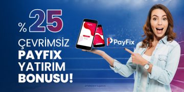 Visionbet %25 Çevrimsiz Payfix Bonusu visionbet-payfix