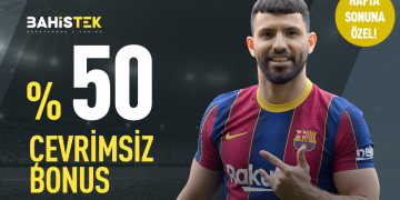 Bahistek Hafta Sonu Özel %50 Çevrimsiz Bonus bahistek-cevrimsiz