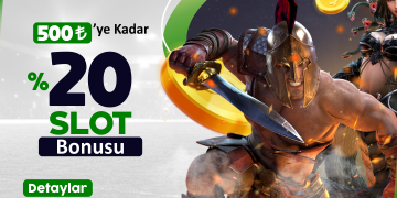 Şutbet %20 Slot Yatırım Bonusu bethouse-slot-yatirim