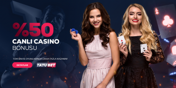 Tatubet Her Gün %50 Canlı Casino Bonusu tatubet-canli-casino
