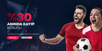 Tatubet Anında %30 Kayıp Bonusu tatubet-kayip