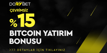 Dorybet % 15 Çevrimsiz Bitcoin Yatırım Bonusu dorybet-bitcoin