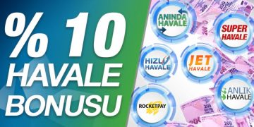 Süperbetin %10 Havale Yatırım Bonusu superbetin-havale