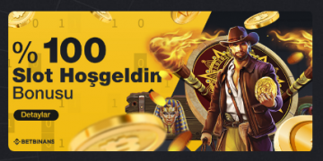 Betbinans %100 Slot Hoşgeldin Bonusu betbinans-slot-hosgeldin