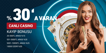Hedefbet %30'a Varan Casino Kayıp Bonusu hedefbet-casino-kayip