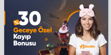 Betmils Geceye Özel %30 Kayıp Bonusu betmils-kayip-bonus