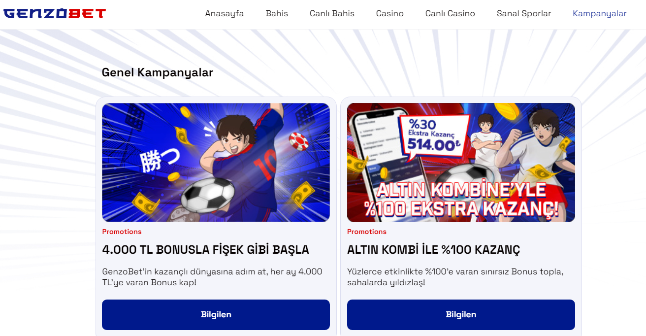 GenzoBet Yeni Giriş Adresi | 2026 Bonusları ve Freespin gonzobet bonus 1