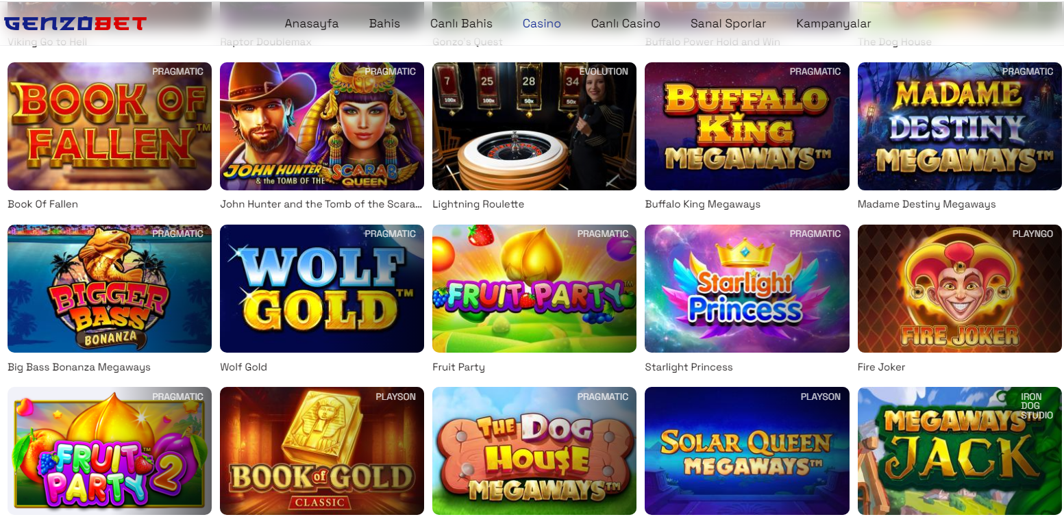 GenzoBet Yeni Giriş Adresi | 2026 Bonusları ve Freespin gonzobet casino oyunlari 2
